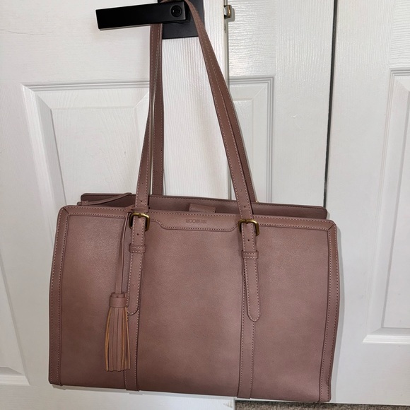 Lilac tote bag / laptop bag - Picture 2 of 7